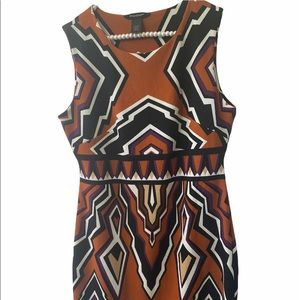 Ashley Stewart Sleeveless Abstract Dress ( 14/16 )